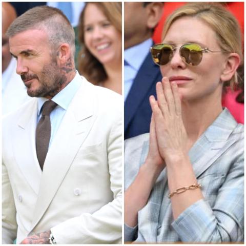 إطلالات المشاهير في ويمبلدون 2025 من ديفيد بيكهام الى كيت بلانشيت