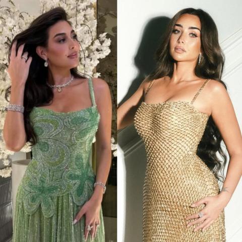 هنا الزاهد وياسمين صبري من حفل زفاف ابن رامي إمام