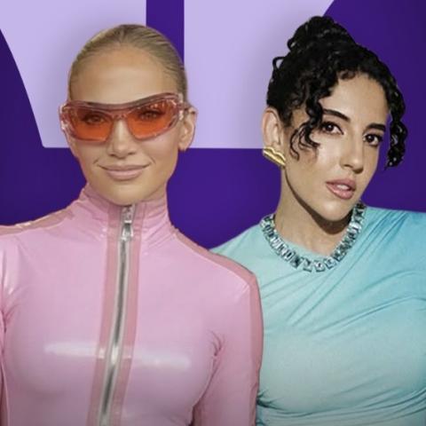 هادية غالب وجينيفر لوبيز