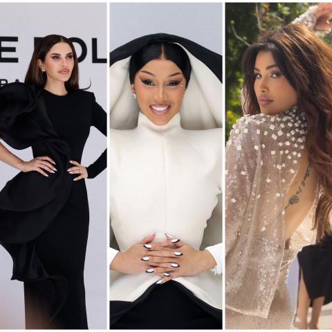 نجود الرميحي وأميمة طالب وكاردي بي في عرض ستيفان رولاند