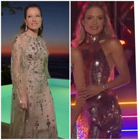 فساتين كلودين وكريستينا صعب تنسجم مع أجواء &quot;ليلة الديسكو&quot;