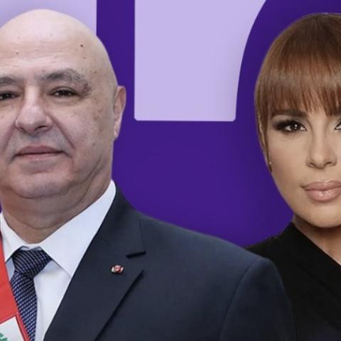 كارول سماحة والرئيس اللبناني جوزيف عون