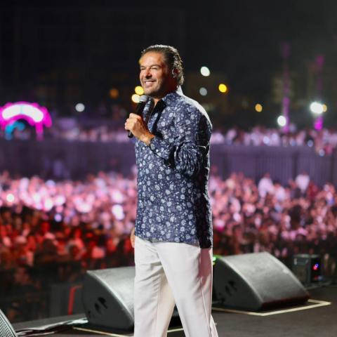 راغب علامة - صورة من حفل العلمين