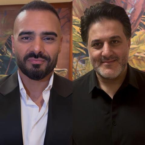 ملحم زين وجوزيف عطية