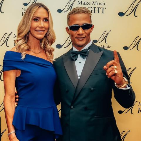 محمد رمضان و لارا ترامب