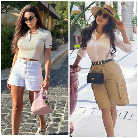 الشورت في صيف 2025: إطلالات النجمات العربيات من لجين عمران الى أمل بشوشة