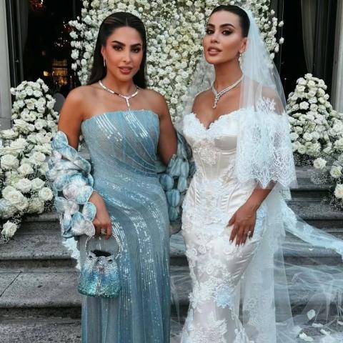 صور حضور النجمات والمؤثرات في زفاف يومي بيوتي بإيطاليا