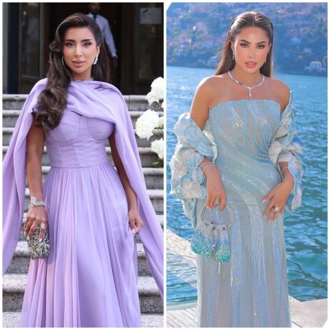 مريم الياسي وفوز الفهد وغيرهن بفساتين ملفتة في حفل زفاف يومي بيوتي