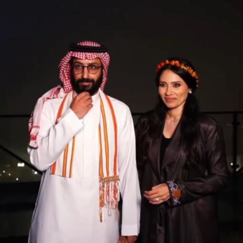 خالد صقر و إلهام علي - صورة معدلة