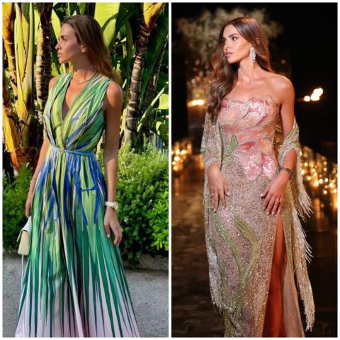 من بيروت إلى مونتي كارلو: فساتين زين قطامي من إيلي صعب