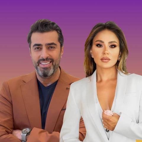 باسم ياخور و ديمة قندلفت - مصدر من انستغرام