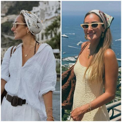 هوس أمينة خليل بإكسسوارات الشعر في صيف 2025