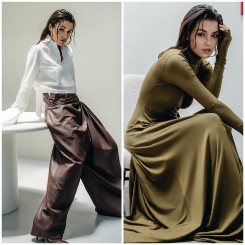 أحدث إطلالات هاندا أرتشيل بلمسات عصرية خلال جلسة تصوير