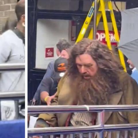 صور جديدة من كواليس هاري بوتر وأول ظهور لهاجريد وهاري في نسخة HBO