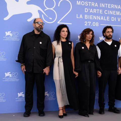 فريق عمل فيلم The Voice of Hind Rajab - مصدر من انستغرام La Biennale di Venezia