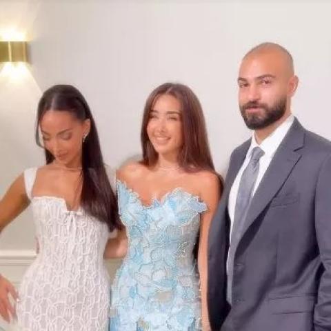 هنا الزاهد تحتفل بخطوبة شقيقتها