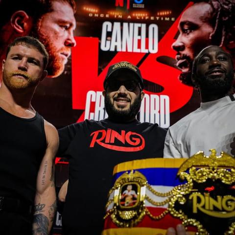 معالي المستشار تركي آل الشيخ - كانيلو ألفاريز - تيرينس كروفورد