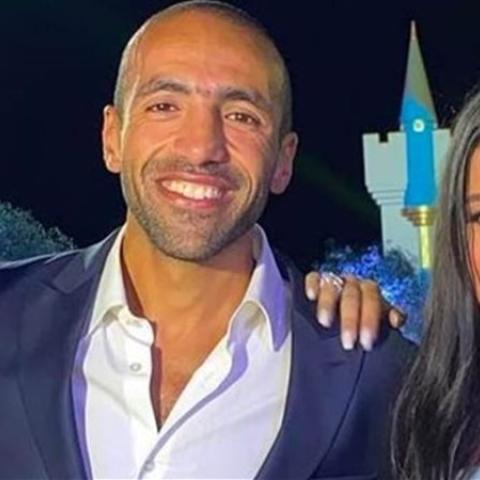 مريم عامر منيب وخطيبها الراحل