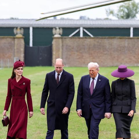 كيت ميدلتون - الأمير ويليام - ميلانيا ترامب - دونالد ترامب - مصدر من انستغرام