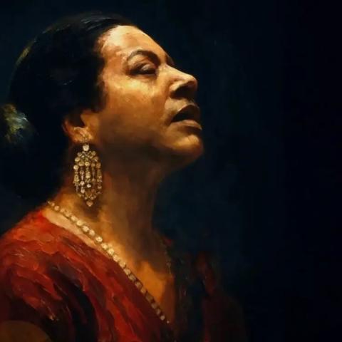 مسرحية أم كلثوم.. دايبين في صوت الست