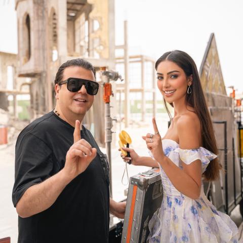 نور الغندور و جمال سنان - صورة من السوشيال ميديا