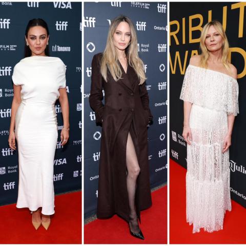 اطلالات لافتة لأنجلينا جولي وميلا كونيس وغيرهن في مهرجان تورونتو السينمائي