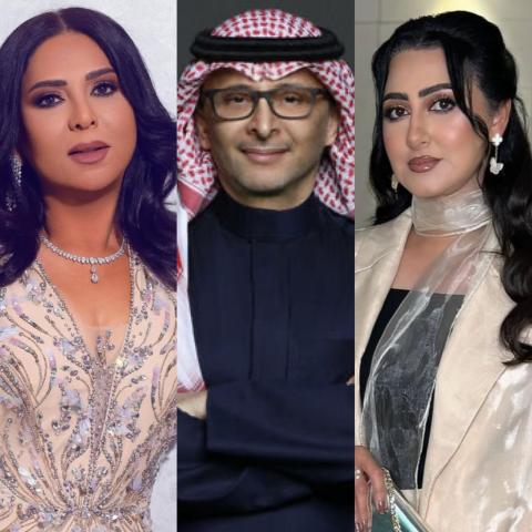 هيفاء حسين وعبدالمجيد عبدالله ونوال