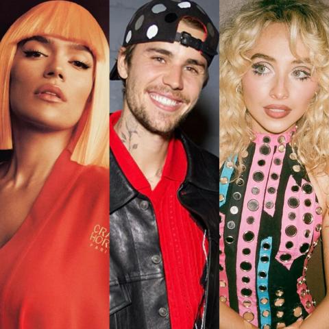 سابرينا كاربنتر وجاستن بيبر وكارول جي - إنستغرام