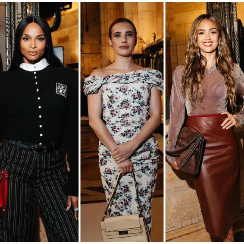 جيسيكا ألبا وايما روبرتس باطلالات لافتة في عرض توري بورش