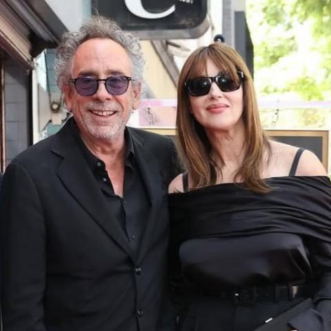 مونيكا بيلوتشي وتيم برتون - إنستغرام