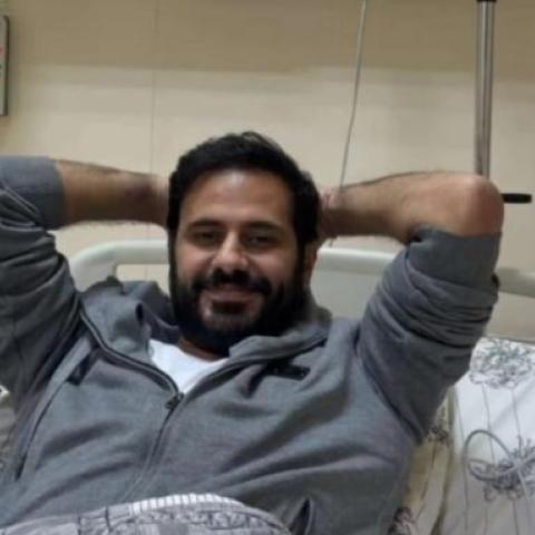 عبدالله بوشهري و صورة من المستشفى