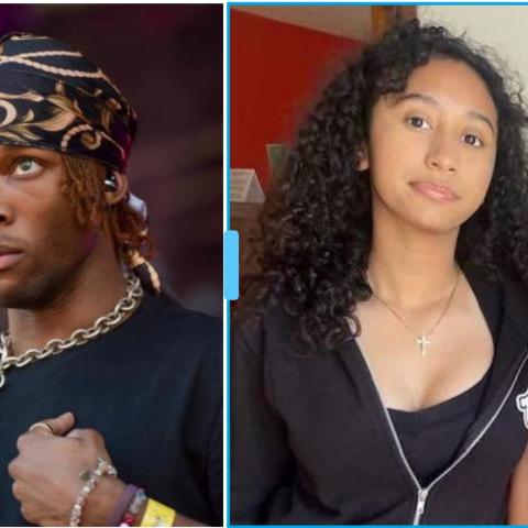 صورة معدلة للفتاة المراهقة و D4vd