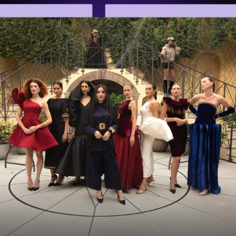 مصممة الأزياء السعودية سارة فؤاد في أسبوع ميلانو للموضة