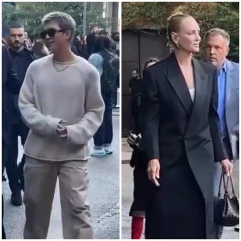 إطلالات أوما ثيرمان و RM وغيرهم.. في عرض بوتيغا فينيتا