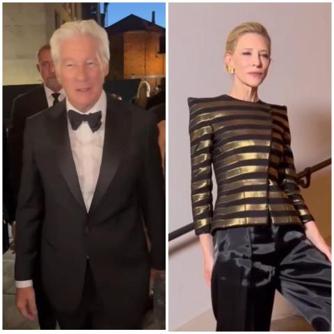 نجوم يتألقون بأناقة أرماني في عرض العلامة من كيت بلانشيت إلى ريتشارد جير