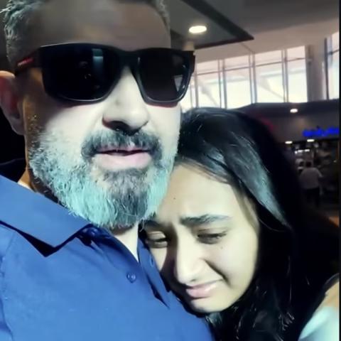 ياسر جلال وابنته