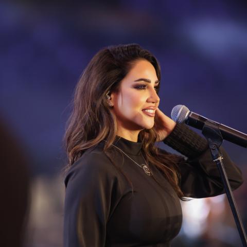 ديانا حداد في حفل بنغازي في ليبيا