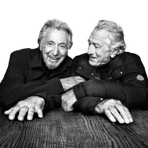 آل باتشينو وروبرت دي نيرو يتصدران أول حملة أزياء مشتركة لهما لصالح Moncler