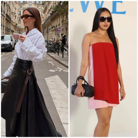 إطلالات كارن وازن وسلمى أبو ضيف في عرض لويفي ربيع 2026