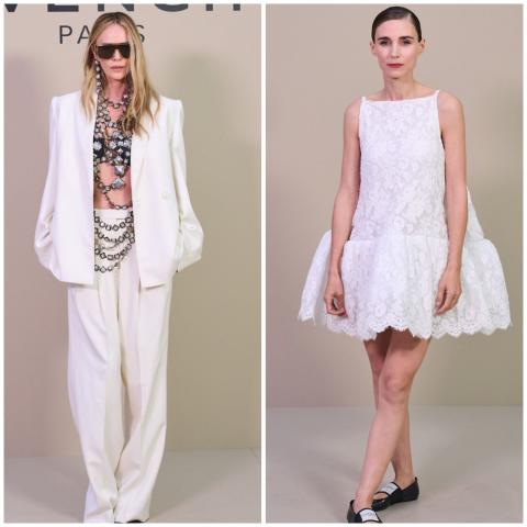 تشارليز ثيرون وروني مارا وغيرهن في عرض جيفنشي لربيع 2026