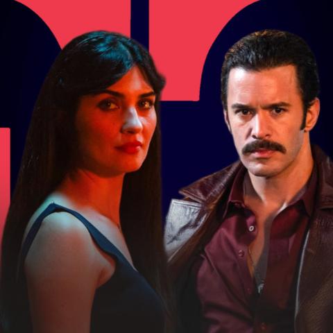 باريش أردوتش و توبا بيوكستون من كواليس السيد المرعب - صورة معدلة