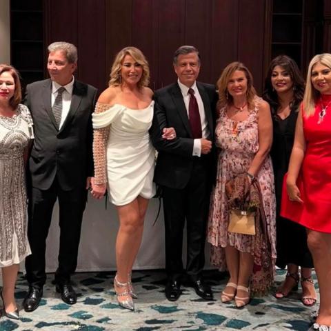 يسرا وإلهام شاهين بعقد قران إيناس الدغيدي