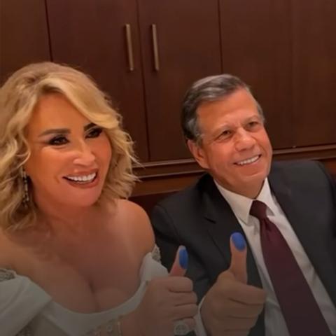 إيناس الدغيدي وزوجها