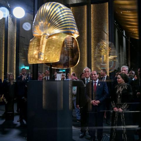 صورة من إفتتاح المتحف المصري الكبير