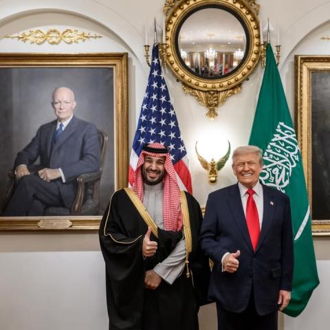 دونالد ترامب - محمد بن سلمان