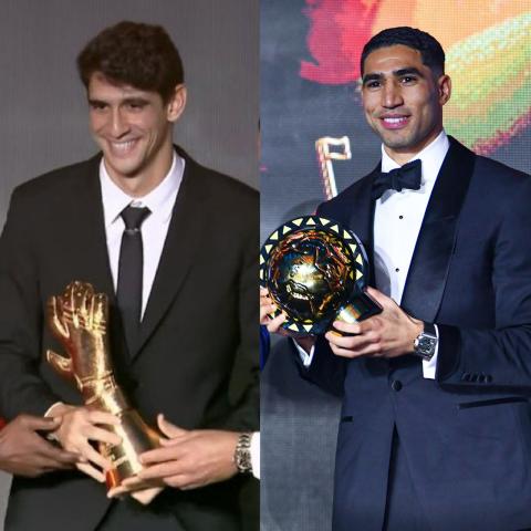 أشرف حكيمي وياسين بونو