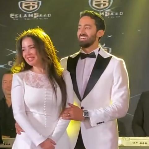 مي عز الدين وزوجها أحمد تيمور