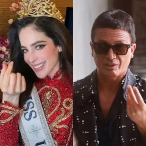 عمر حرفوش وفاطمة بوش - صورة مركبة من إنستغرام و إكس