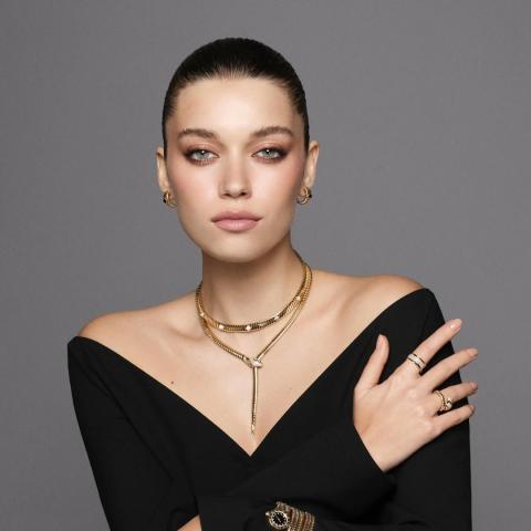 عفراء ساراتش أوغلو سفيرة لدار بولغاري - الصورة من انستغرام النجمة الخاص