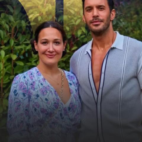 باريش أردوتش برفقة زوجته في قمة بريدج بأبوظبي - صورة معدلة